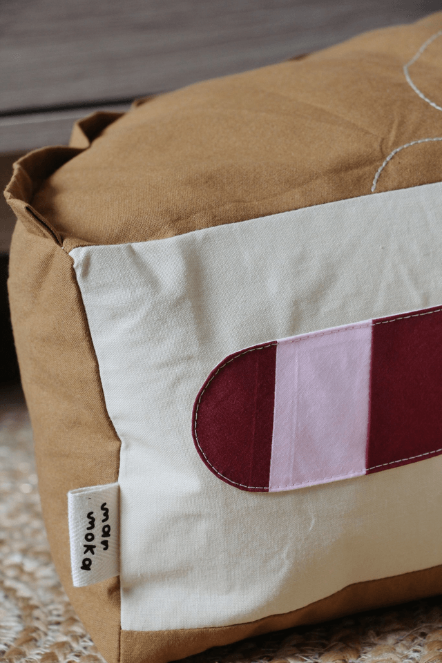 Coussin GÂTEAU BASQUE XXL