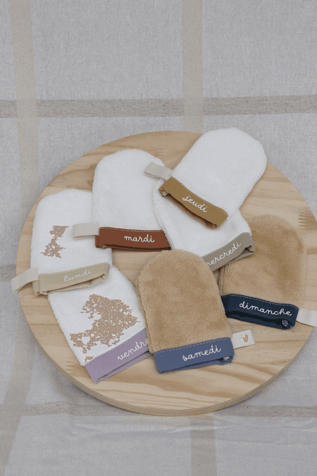 Semainier de gants lavables